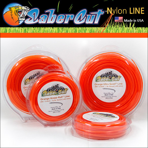 미국 Proulx 세이버캇(Saber-Cut) 오렌지(Orange) 나이론줄 2.4mm